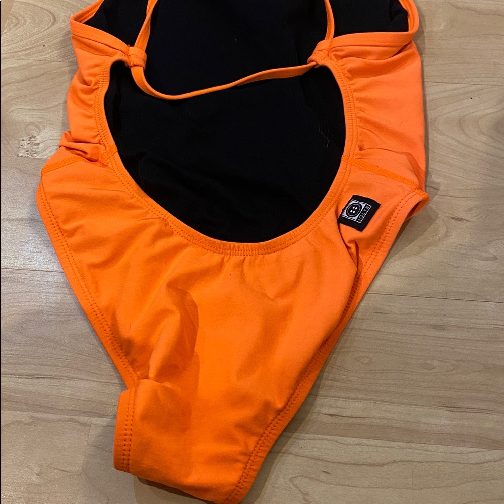 Jolyn Clothing Bright Orange swimsuit - Picture 4 of 5